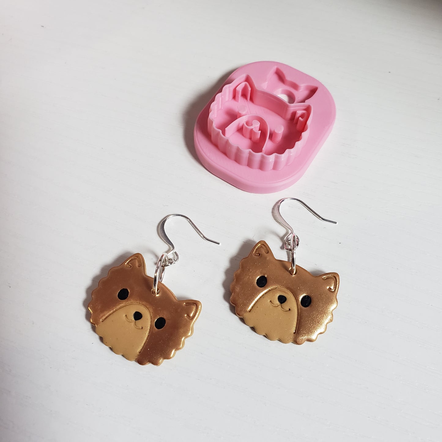 Fluffy Puffy Face Clay Cutter - STL AND 3MF Digital File Download **Commercial License Included**