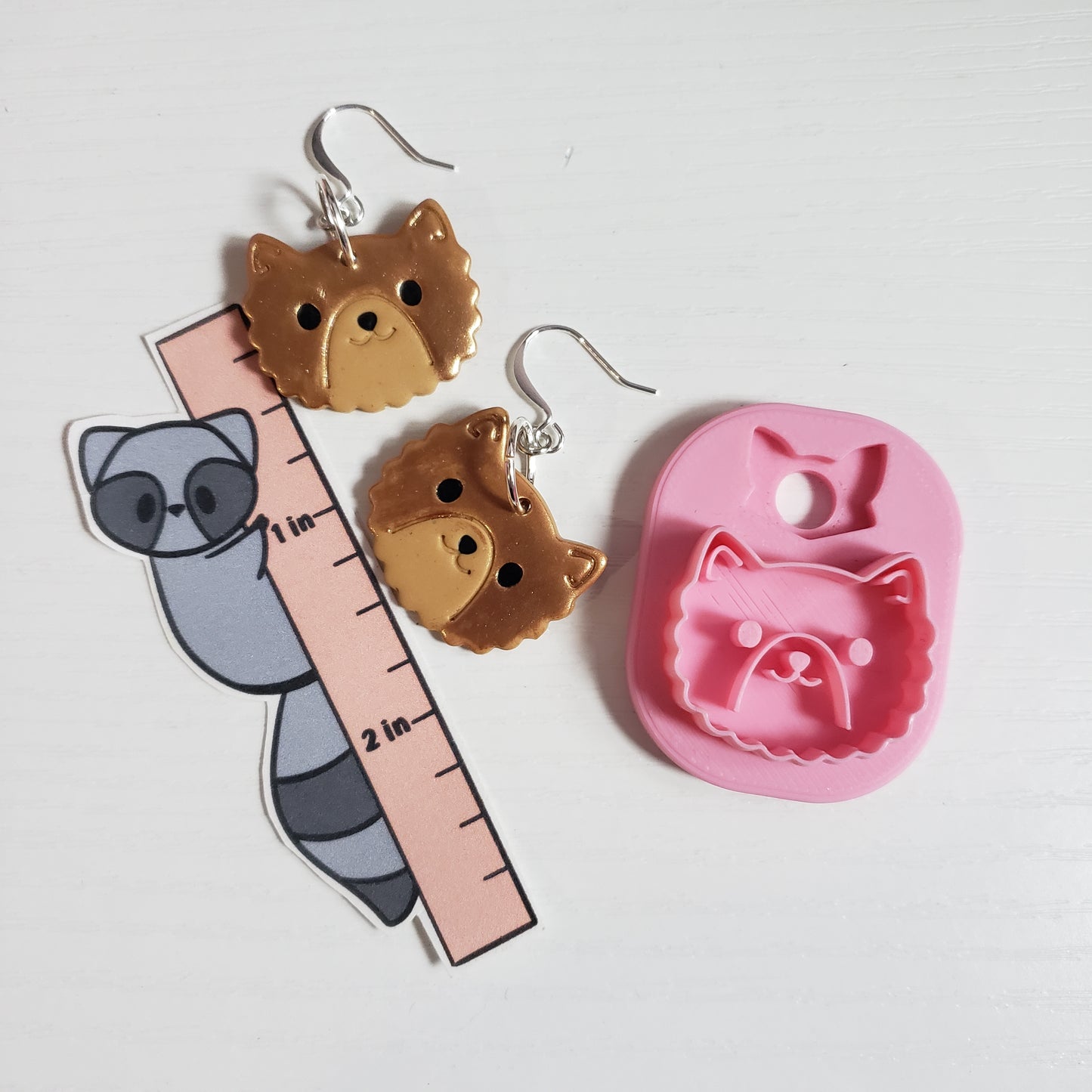 Fluffy Puffy Face Clay Cutter - STL AND 3MF Digital File Download **Commercial License Included**