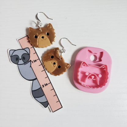 Fluffy Puffy Face Clay Cutter - STL AND 3MF Digital File Download **Commercial License Included**