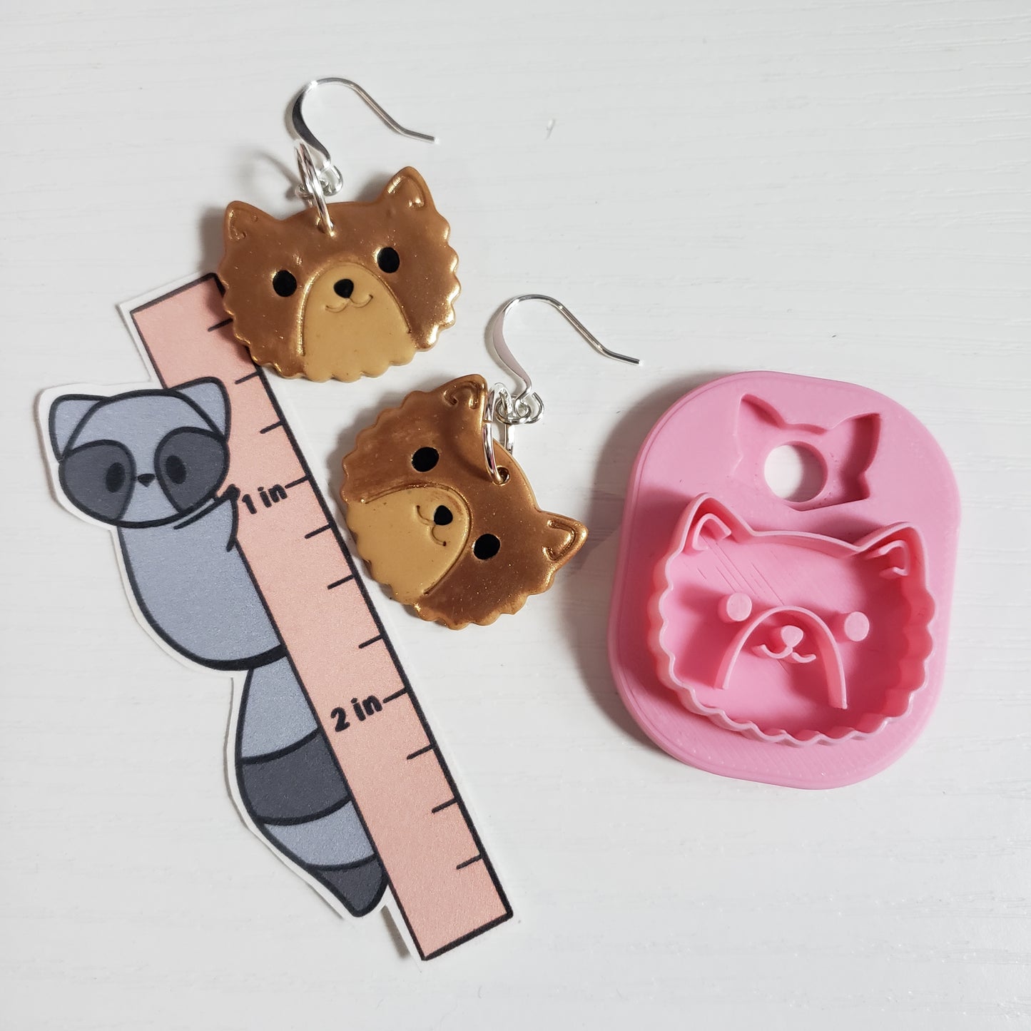 Fluffy Puffy Face Clay Cutter - STL AND 3MF Digital File Download **Commercial License Included**