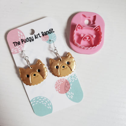 Fluffy Puffy Face Clay Cutter - STL AND 3MF Digital File Download **Commercial License Included**