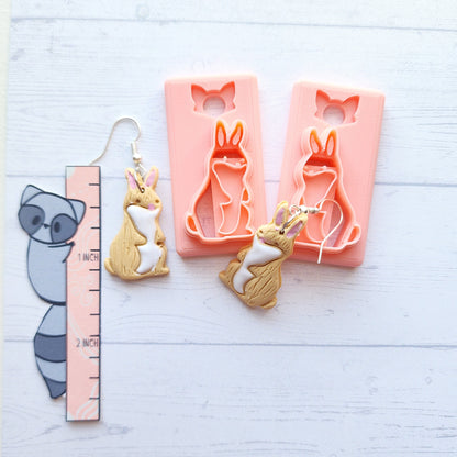 Standing Bunny Clay Cutter - STL AND 3MF Digital File Download **Commercial License Included**