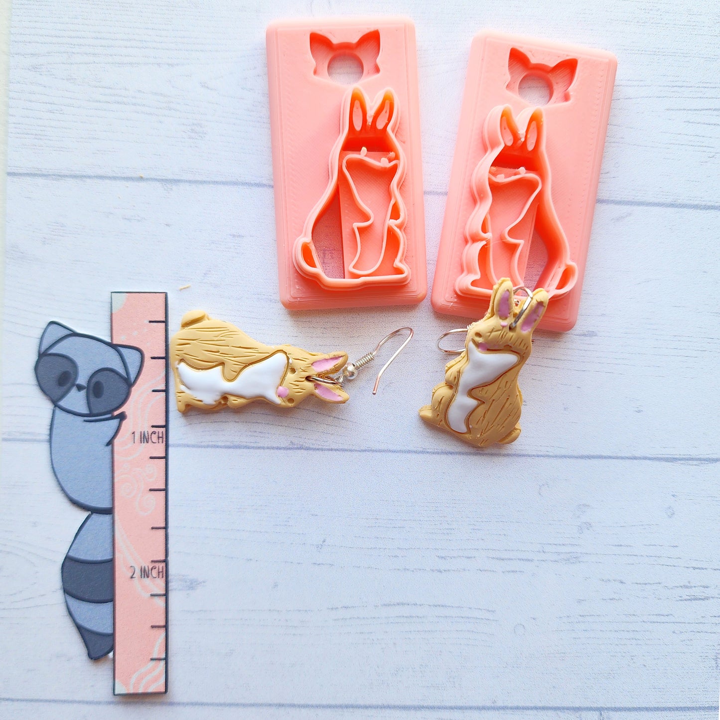 Standing Bunny Clay Cutter - STL AND 3MF Digital File Download **Commercial License Included**