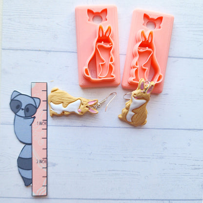 Standing Bunny Clay Cutter - STL AND 3MF Digital File Download **Commercial License Included**