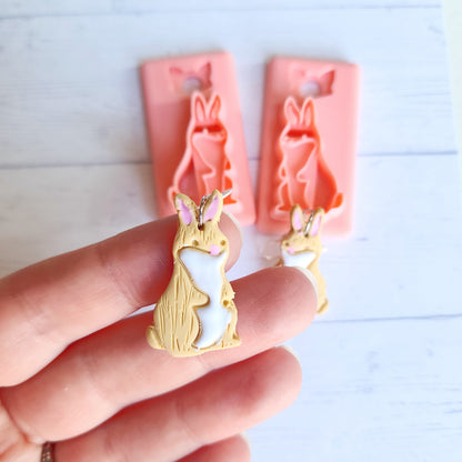 Standing Bunny Clay Cutter - STL AND 3MF Digital File Download **Commercial License Included**