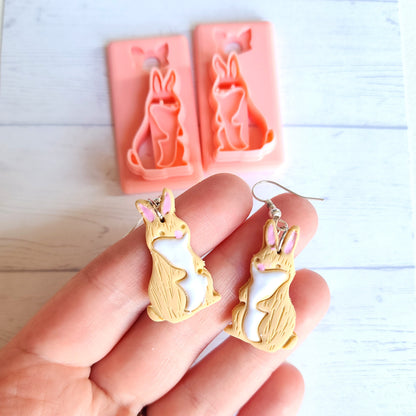 Standing Bunny Clay Cutter - STL AND 3MF Digital File Download **Commercial License Included**