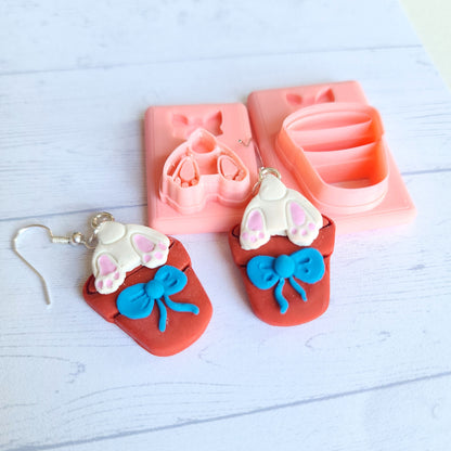 Bunny Butts and Pots Clay Cutter - STL AND 3MF Digital File Download **Commercial License Included**