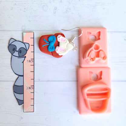 Bunny Butts and Pots Clay Cutter - STL AND 3MF Digital File Download **Commercial License Included**