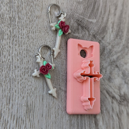 Ornate Cross Clay Cutter - STL AND 3MF Digital File Download **Commercial License Included**