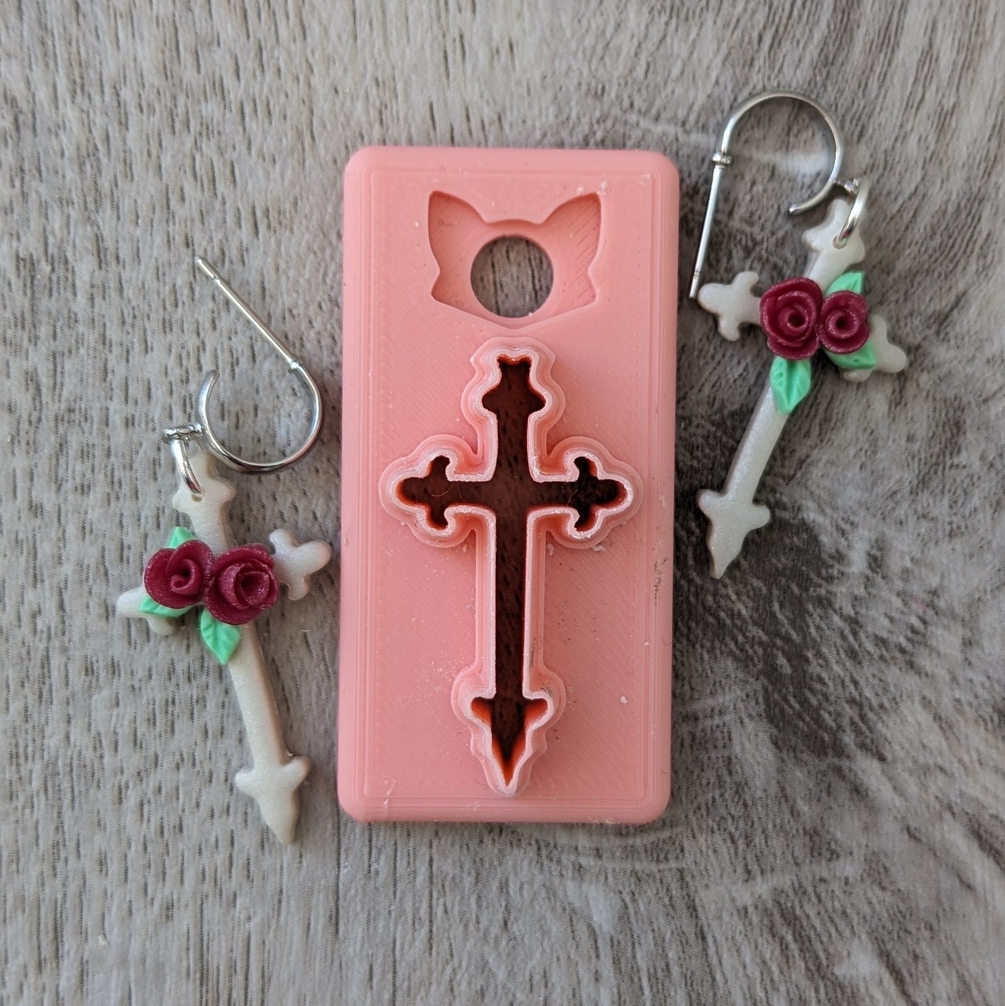 Ornate Cross Clay Cutter - STL AND 3MF Digital File Download **Commercial License Included**