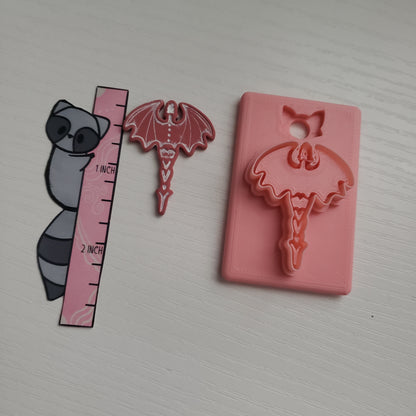 Embossed Dragon Clay Cutter - STL AND 3MF Digital File Download **Commercial License Included**