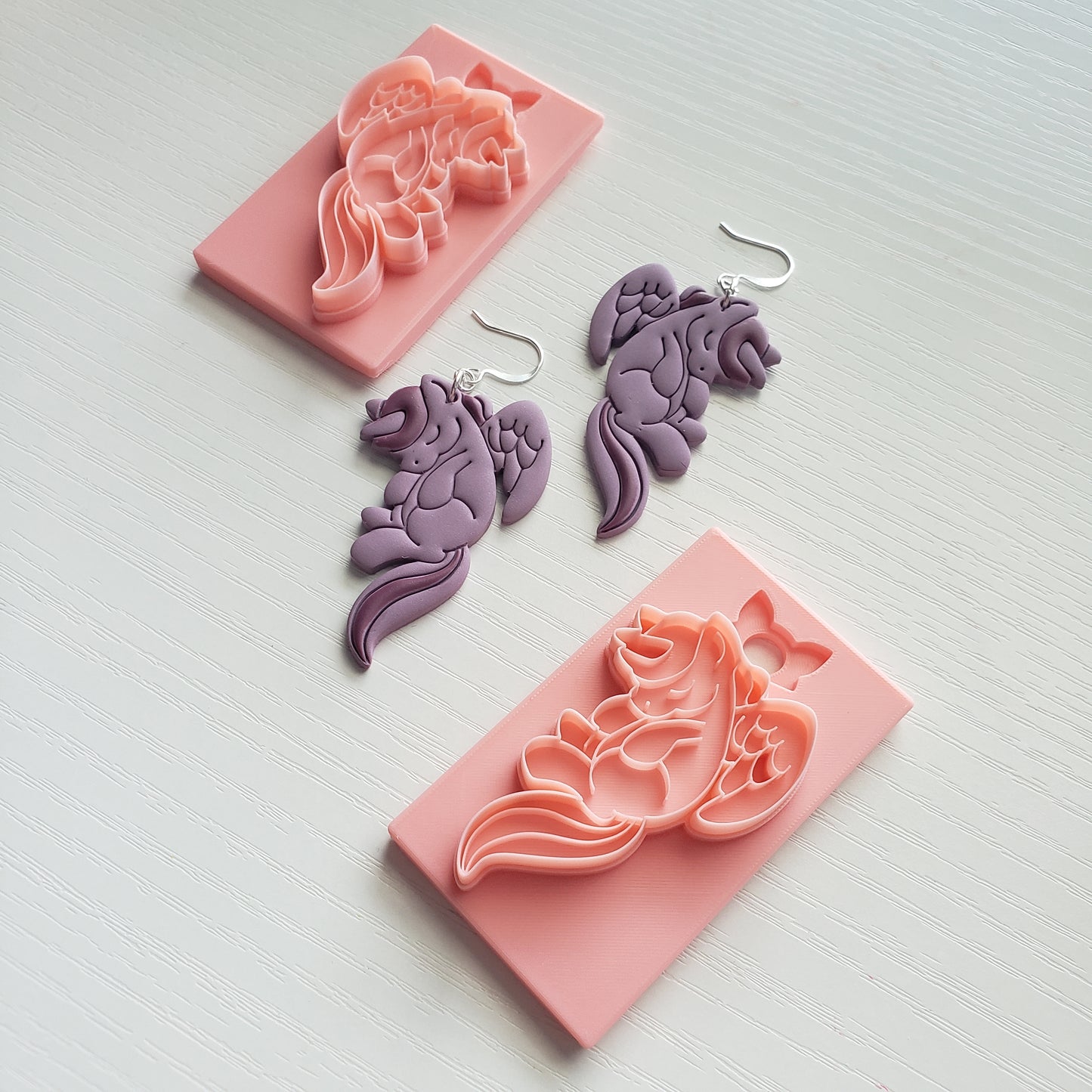 Sleepy Alicorn Clay Cutter - STL AND 3MF Digital File Download **Commercial License Included**