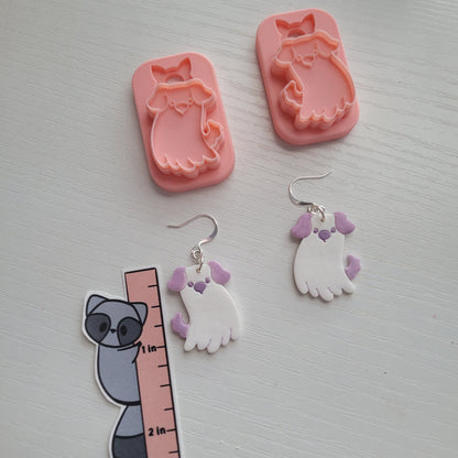 Ghost Puppy Polymer Clay Cutter - STL AND 3MF Digital File Download  **Commercial License Included**