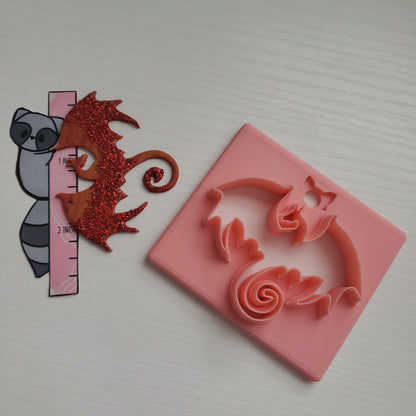 Flying Dragon Clay Cutter - STL AND 3MF Digital File Download **Commercial License Included**