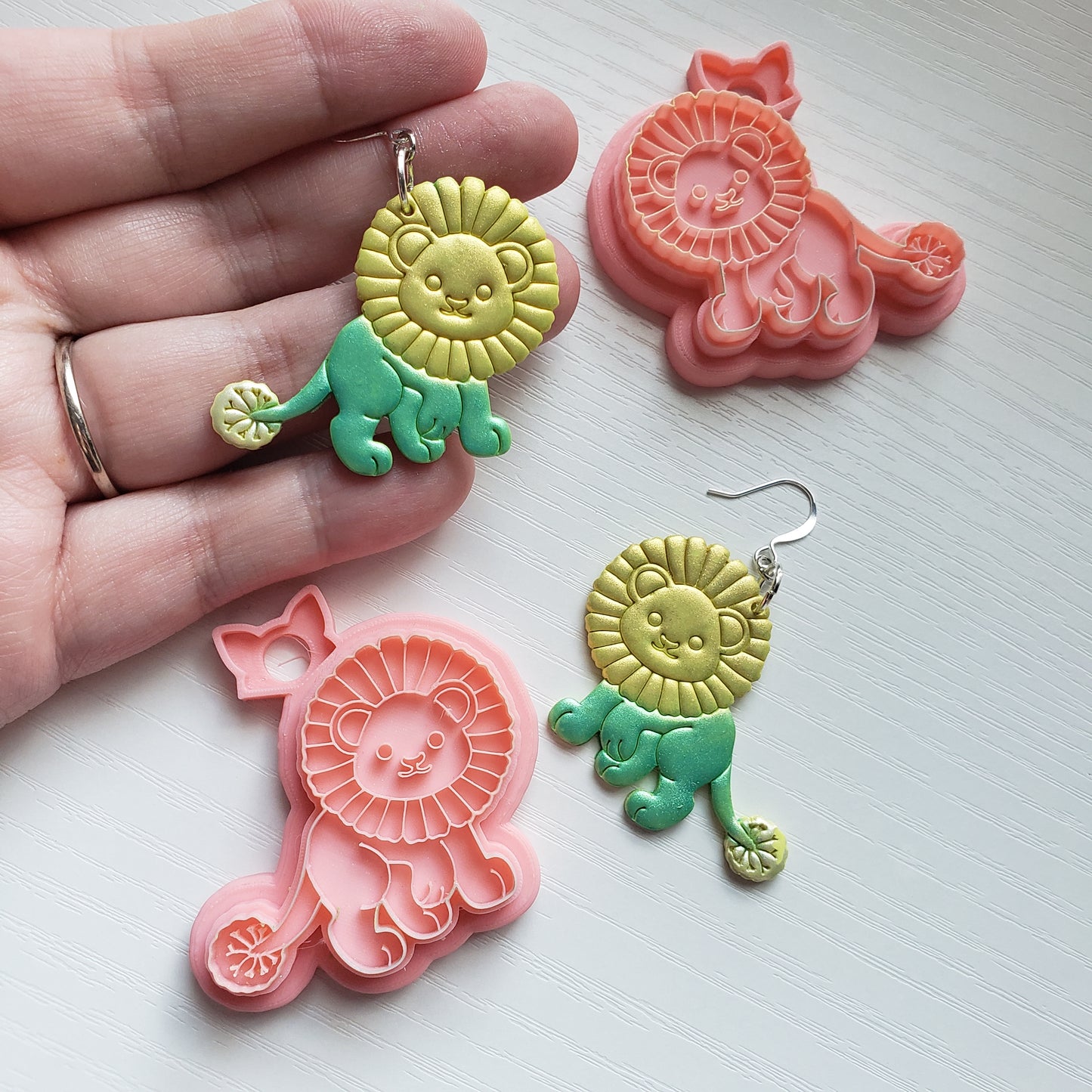 Dandy Lion Clay Cutter - STL AND 3MF Digital File Download **Commercial License Included**