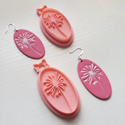 Dandelion Clay Cutter - STL AND 3MF Digital File Download  **Commercial License Included**