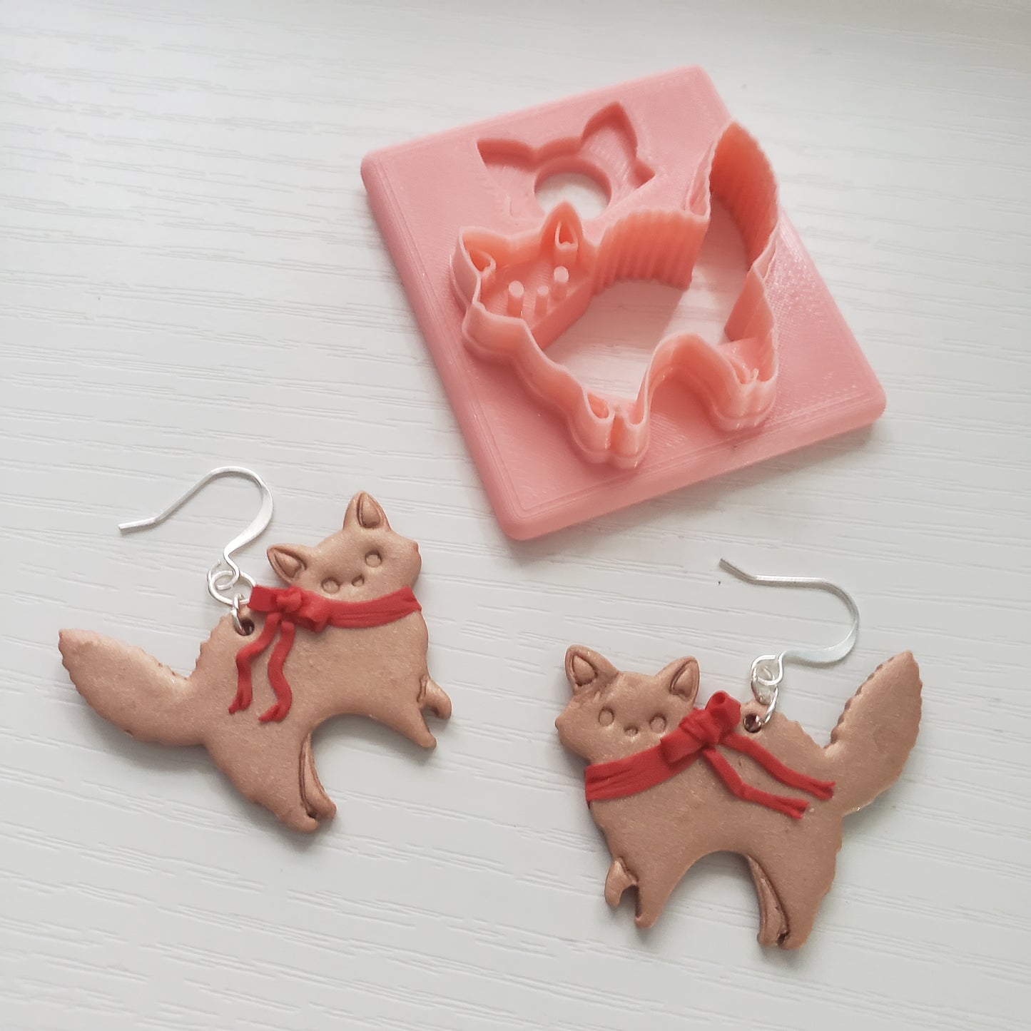 Scaredy Cat Clay Cutter - STL AND 3MF Digital File Download **Commercial License Included**