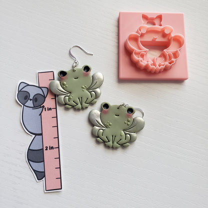 Fairy Frog Clay Cutter - STL AND 3MF Digital File Download **Commercial License Included**