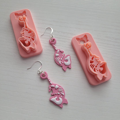 Large Skeleton Possum Clay Cutter - STL AND 3MF Digital File Download  **Commercial License Included**