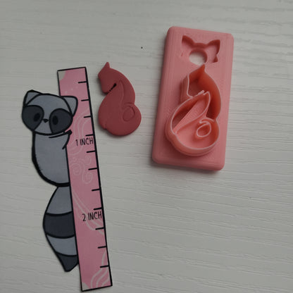 Sweet Curled Up Dragon Clay Cutter - STL AND 3MF Digital File Download **Commercial License Included**