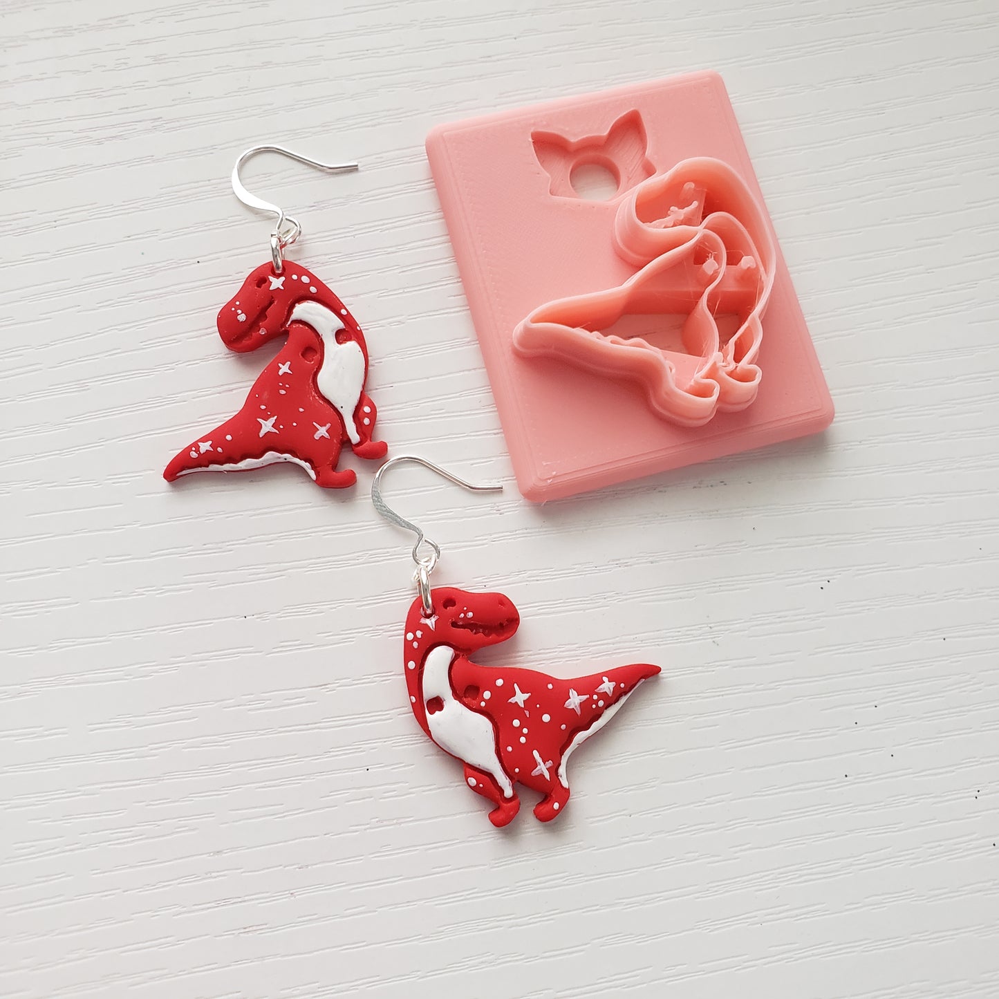 Cute Trex Dino Clay Cutter - STL AND 3MF Digital File Download **Commercial License Included**