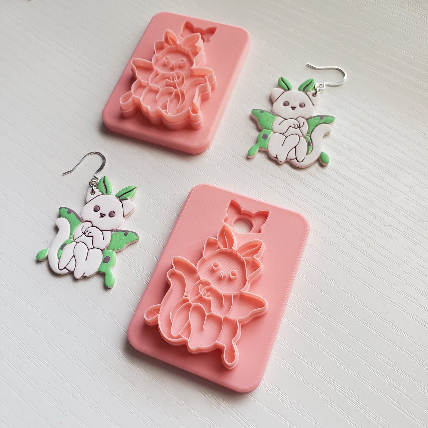 LunaKitty Clay Cutter - STL AND 3MF Digital File Download **Commercial License Included**