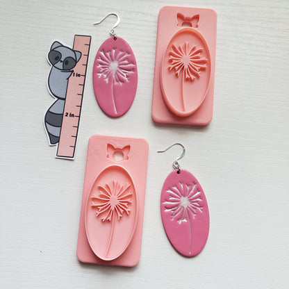 Dandelion Clay Cutter - STL AND 3MF Digital File Download  **Commercial License Included**