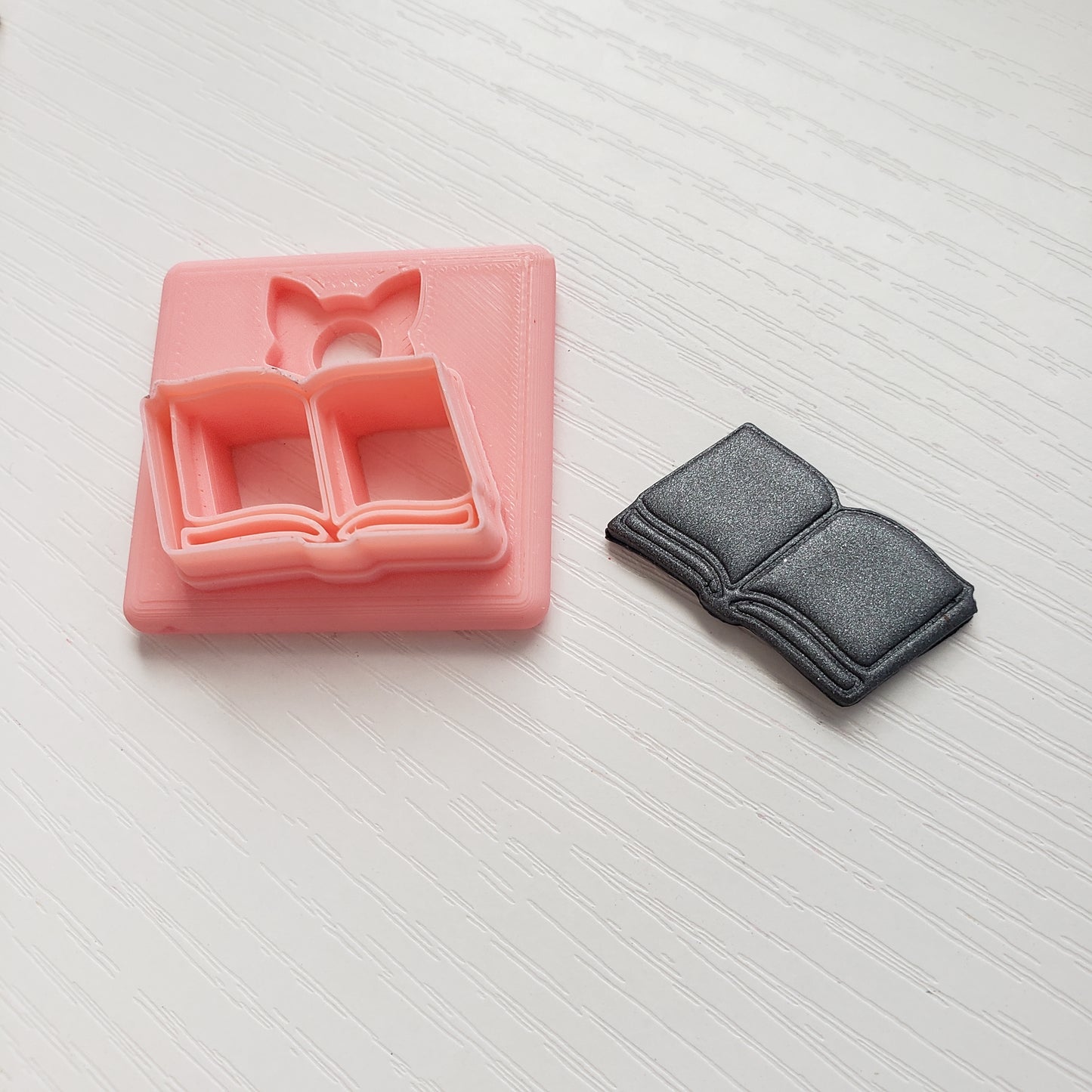 Open Book Clay Cutter - STL AND 3MF Digital File Download **Commercial License Included**