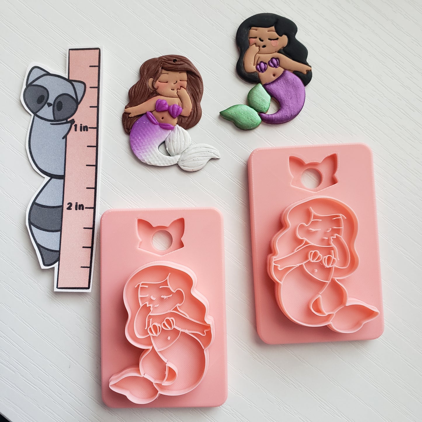 Small Mermaid Clay Cutter - STL AND 3MF Digital File Download **Commercial License Included**