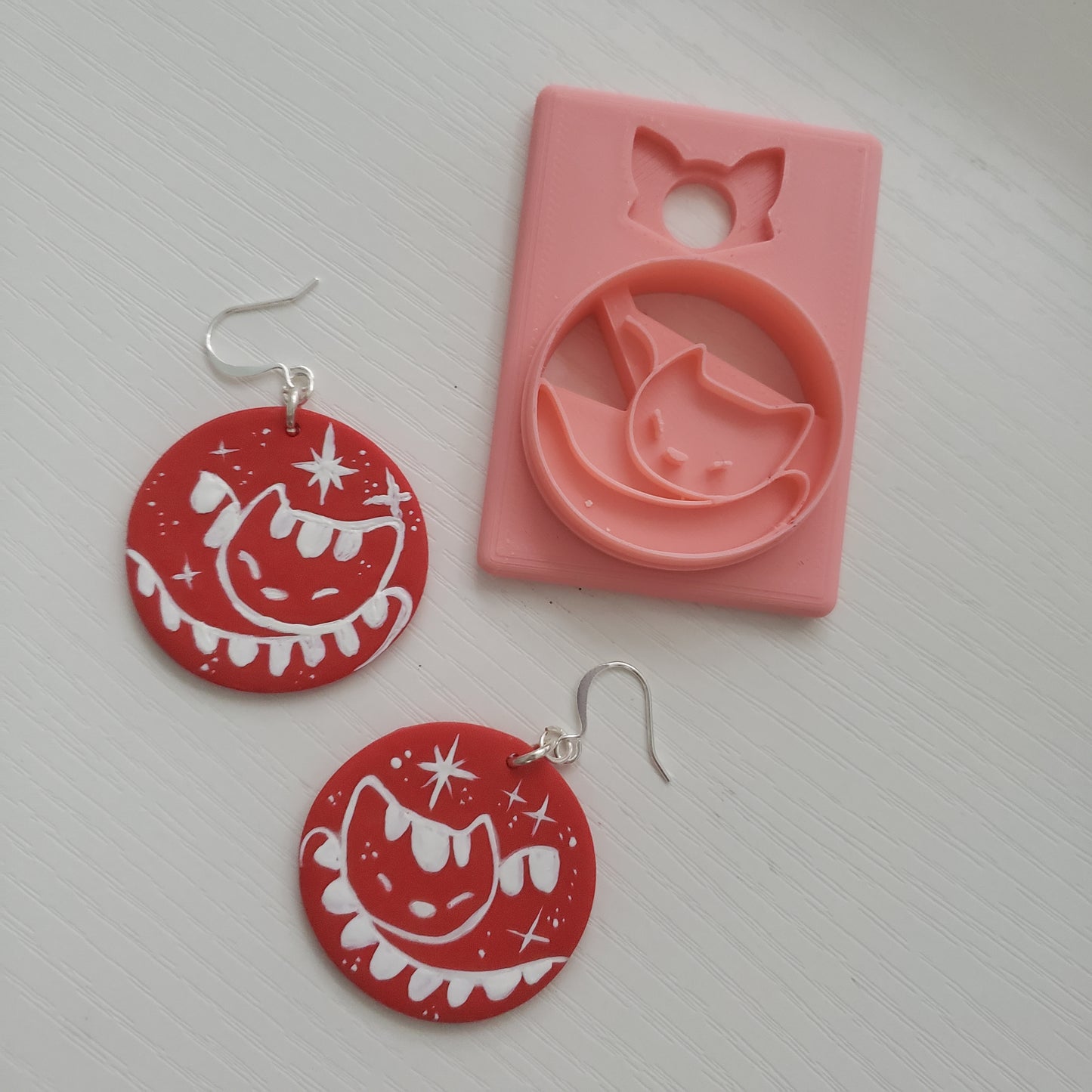 Sleeping Kitty Clay Cutter - STL AND 3MF Digital File Download **Commercial License Included**