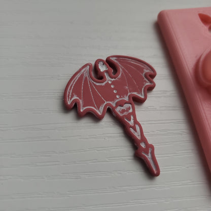 Embossed Dragon Clay Cutter - STL AND 3MF Digital File Download **Commercial License Included**