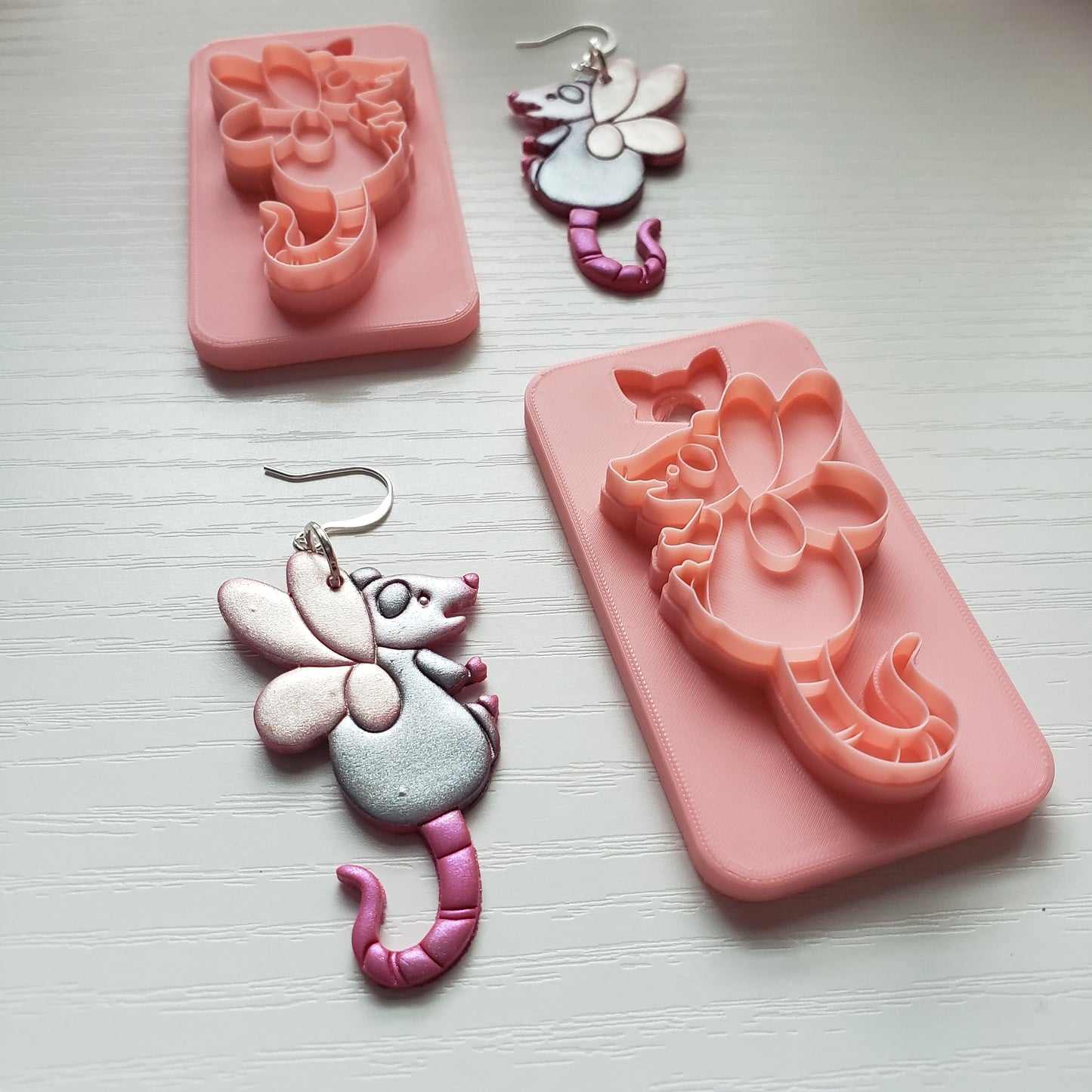 Fairy Possum Clay Cutter - STL AND 3MF Digital File Download **Commercial License Included**