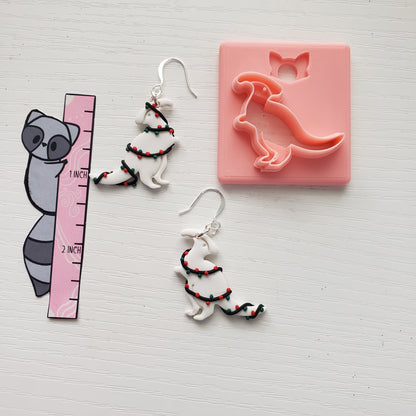 Small Parasaurolophus Clay Cutter - STL AND 3MF Digital File Download **Commercial License Included**