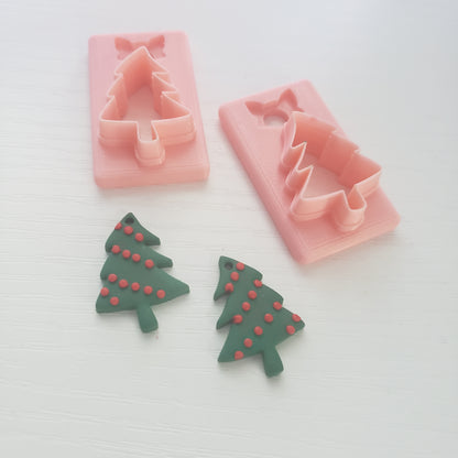 Stylized Christmas Tree Clay Cutter - STL AND 3MF Digital File Download **Commercial License Included**
