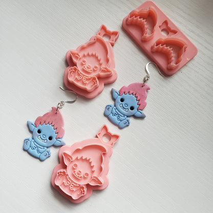 Troll Clay Cutter - STL AND 3MF Digital File Download **Commercial License Included**