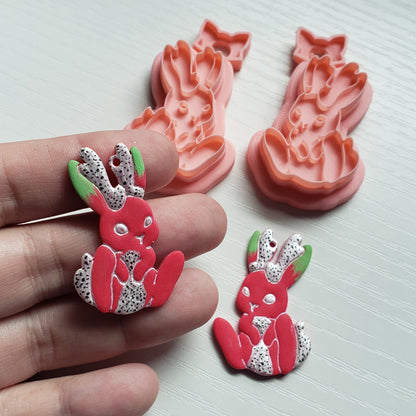 Sitting Jackalope Clay Cutter - STL AND 3MF Digital File Download **Commercial License Included**