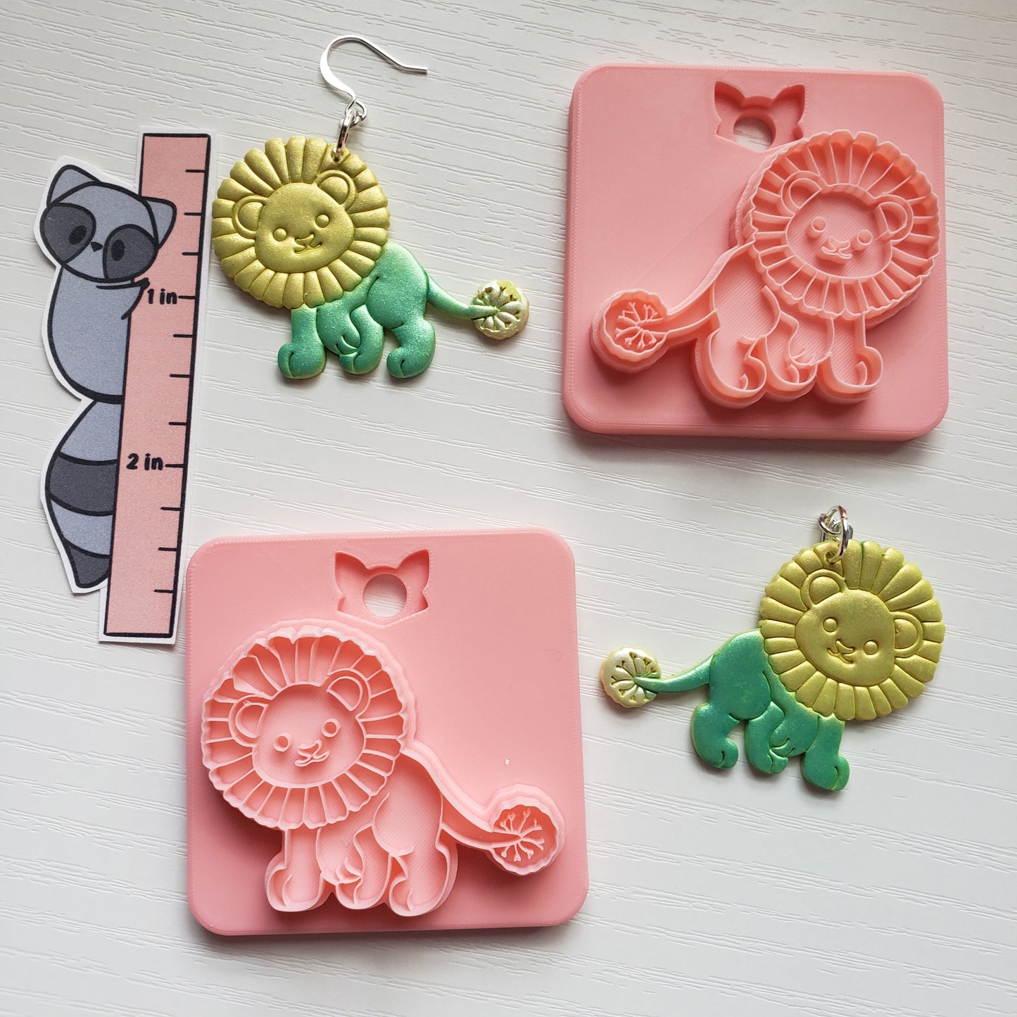 Dandy Lion Clay Cutter - STL AND 3MF Digital File Download **Commercial License Included**