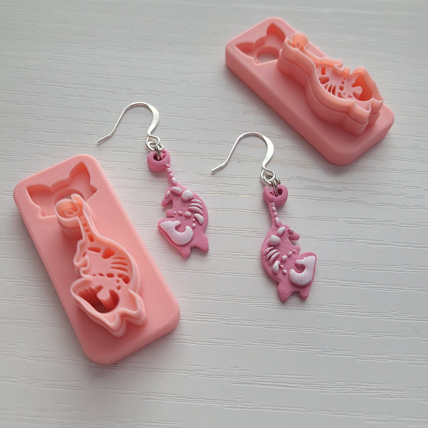 Small Skeleton Possum Clay Cutter - STL AND 3MF Digital File Download **Commercial License Included**