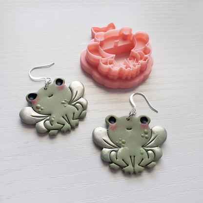 Fairy Frog Clay Cutter - STL AND 3MF Digital File Download **Commercial License Included**