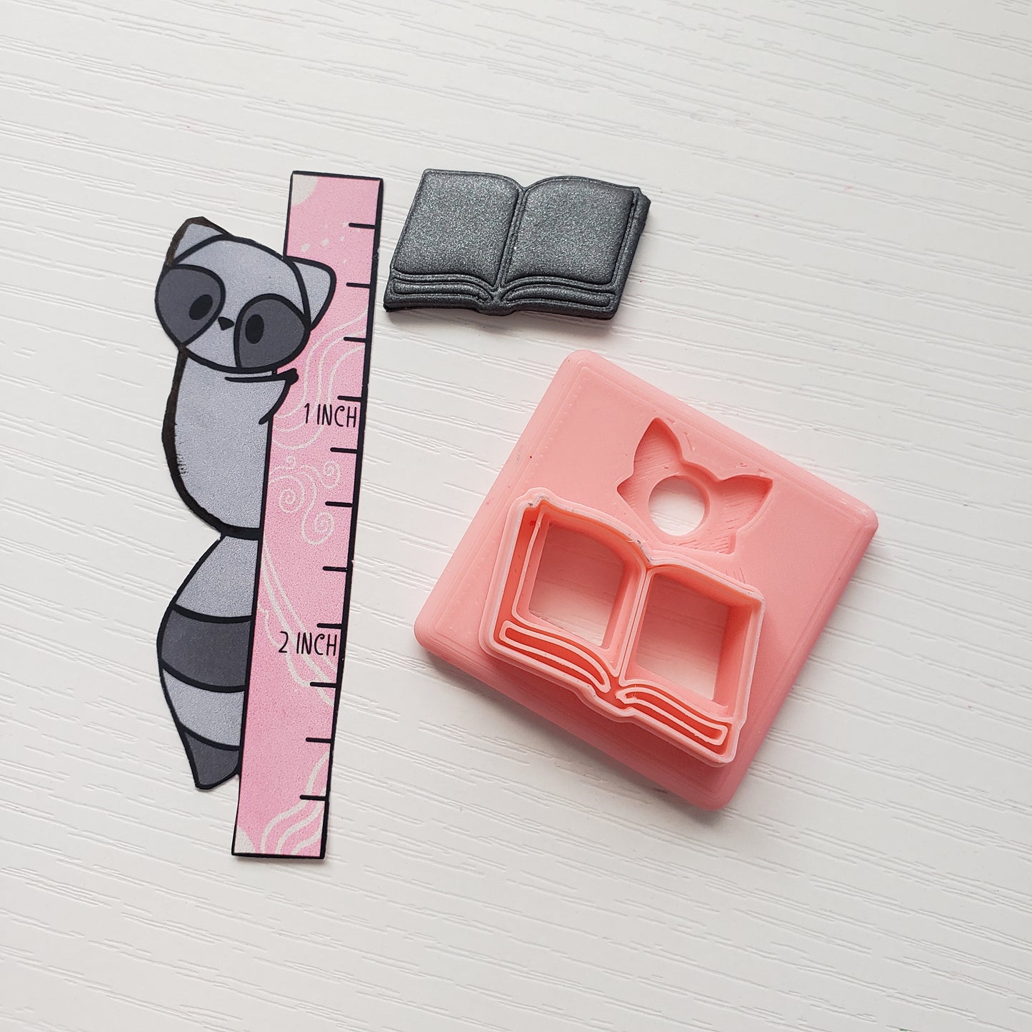 Open Book Clay Cutter - STL AND 3MF Digital File Download **Commercial License Included**