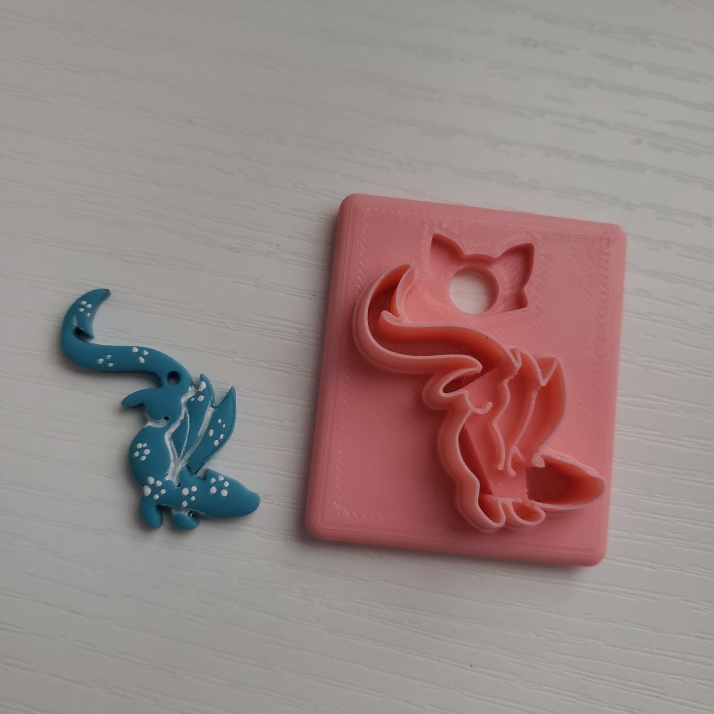 Playful Dragon Clay Cutter - STL AND 3MF Digital File Download **Commercial License Included**