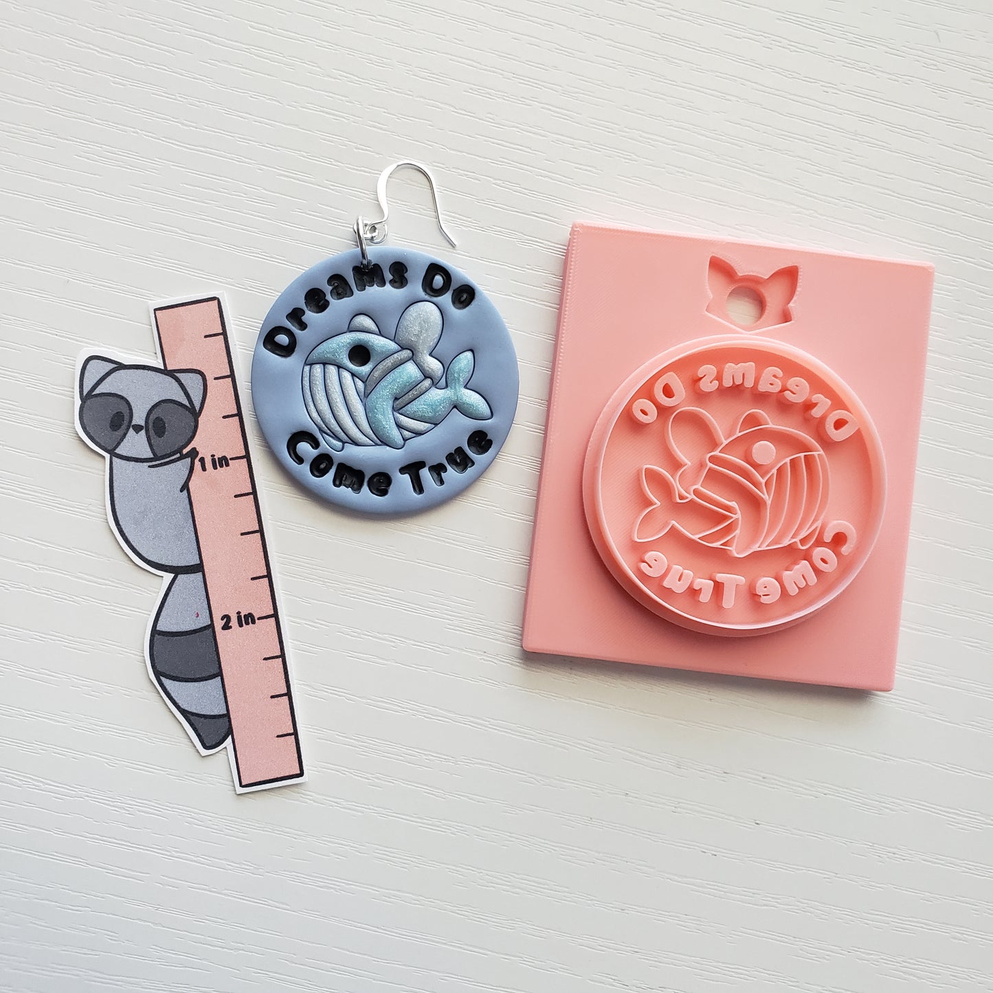 Wannabe Sky Whale With Words Clay Cutter - STL AND 3MF Digital File Download **Commercial License Included**