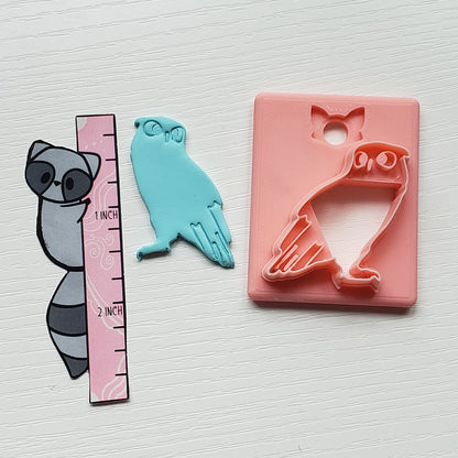 Owl Clay Cutter - STL AND 3MF Digital File Download **Commercial License Included**
