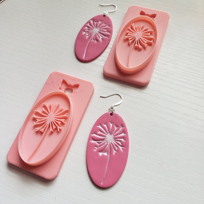 Dandelion Clay Cutter - STL AND 3MF Digital File Download  **Commercial License Included**