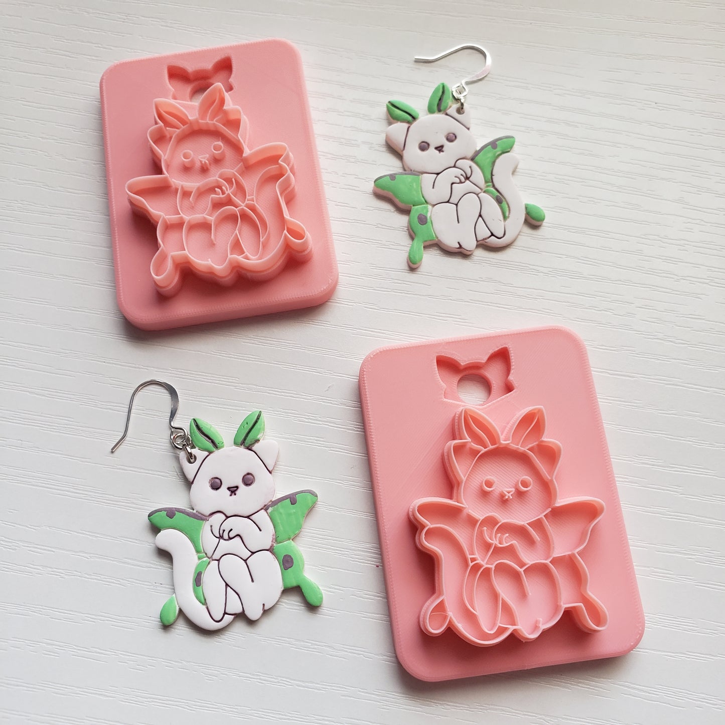 LunaKitty Clay Cutter - STL AND 3MF Digital File Download **Commercial License Included**