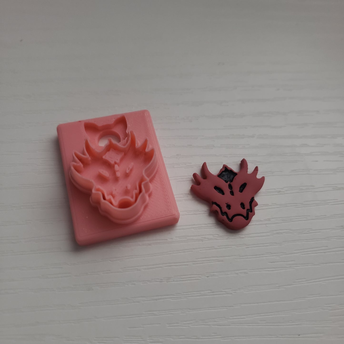 Dragon Face Clay Cutter - STL AND 3MF Digital File Download **Commercial License Included**