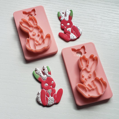 Sitting Jackalope Clay Cutter - STL AND 3MF Digital File Download **Commercial License Included**