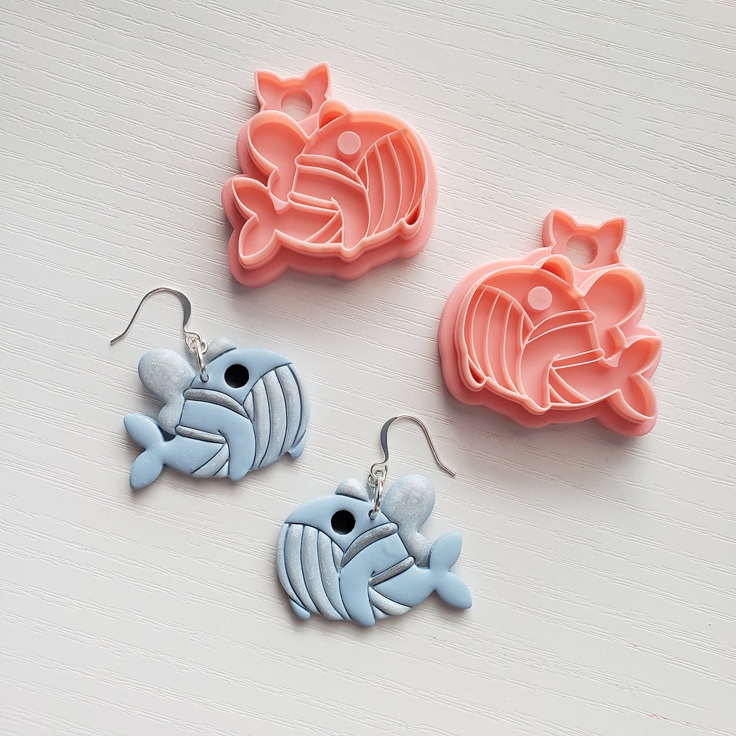 Wannabe Sky Whale Clay Cutter - STL AND 3MF Digital File Download **Commercial License Included**