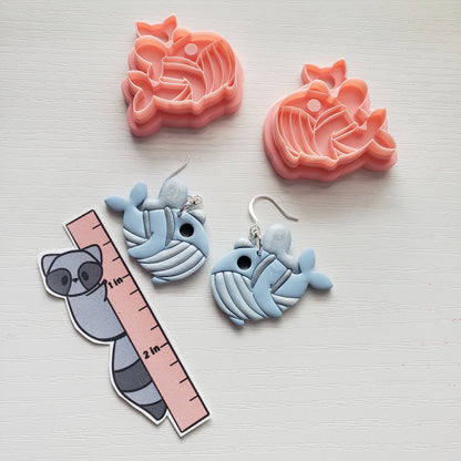 Wannabe Sky Whale Clay Cutter - STL AND 3MF Digital File Download **Commercial License Included**