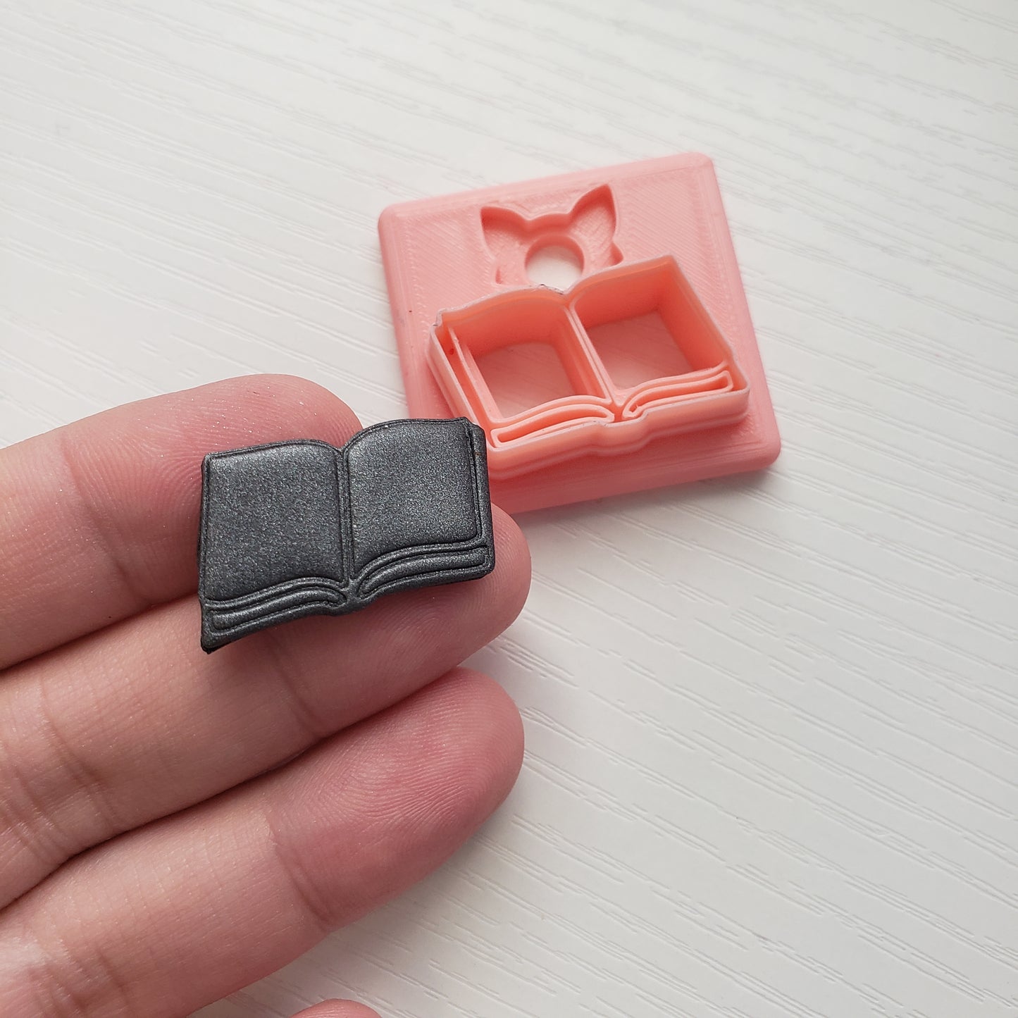 Open Book Clay Cutter - STL AND 3MF Digital File Download **Commercial License Included**